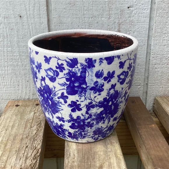 NEW Anthropologie rose planter plant POT - Picture 2 of 4